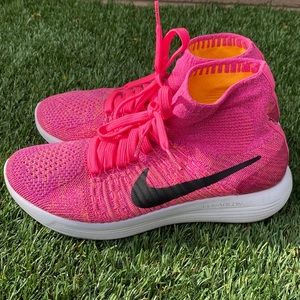 Nike LunarEpic Flyknit shoes, Pink, Women’s Size 8